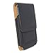 AISCELL Vertical Wallet Case Black Leather Pouch Swivel Clip Holster for Galaxy Z Fold7, Fold6, Fold5, A35,A25,A15, S24 Ultra, S24+,S23 FE, A54,S23 Ultra, S23+, A03s,A23,A53(Fit Slim Cover on V)