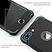 ORETECH Compatible with iPhone 8 Plus/ 7 Plus Case with [2 Pack 9H Tempered Glass Screen Protector] 360° Full Body Hard PC Silicone Phone Case 5.5 inch - Black