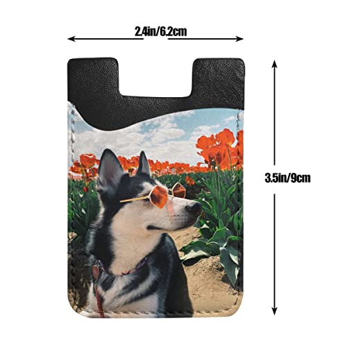 Buxvhre Custom Card Holder For Back Of Phone Personalized Add Your Image Photo Text Cell Phone Credit Card Sleeves Stick On Pocket Wallet For Android Smartphones #TOP1