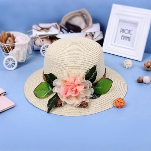 Sombrero de Sol para Mujer tipo Panama de Paja miniatura 3
