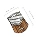 Portable 34 Keys Kalimba Thumb Piano, Children Enlightened Mbira Keyboard Instrument for Adults Beginner Children (Color : Mahogany Red Retro 2)