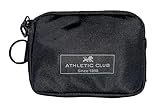 Athletic Club Monedero Deportivo, Negro, Nailon, con Bolsillo Interior y Arandela para Transporte, Producto Oficial