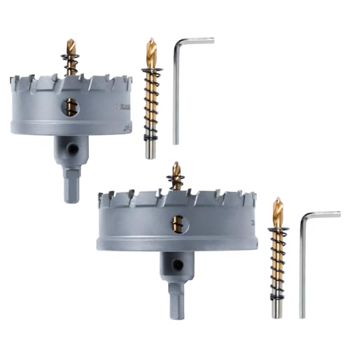 Scie cloche en carbure POWERTEC 14913 haute précision pour percer les métaux durs