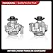 PHOBOOS Power Steering Pump Compatible with BMW 320i/323i/323Ci/325i/325Ci/328i/328Ci/330i/330 Ci 2001-2006 L6 2.2L/2.5L Models, with Outlet, Smooth Steering, Low Noise, High Durability, Ref. 21-5350