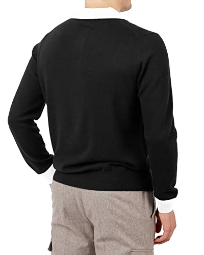 Jump Cuts Mens Printed Polo Neck Full Sleeve Navy and Red Slim Fit Cotton Blend Polo T-Shirt