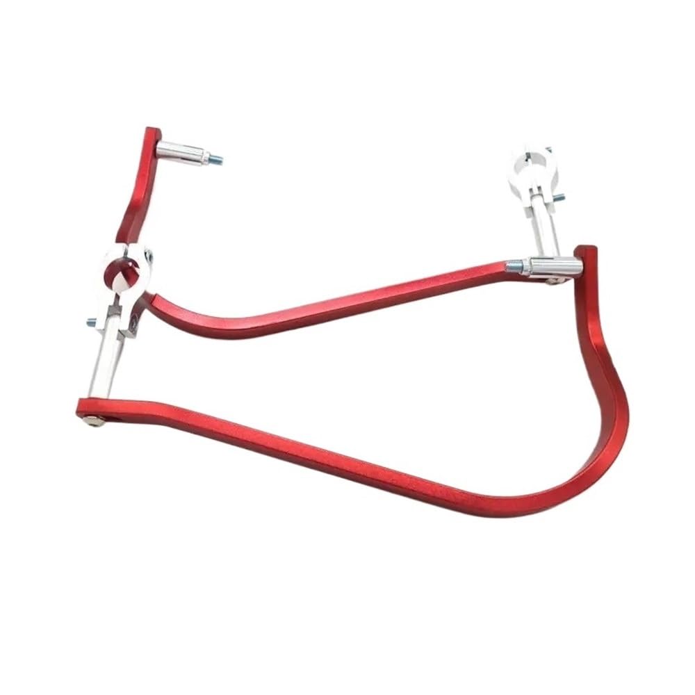 Beqlxta Red Brake Lever Guard Aluminum Motorcycle Hand Guards Motorcycle Motocross Dirtbike Handguards Handlebar Guards Motocycles 22Mm(Red)