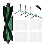 Y0140 Compatible with iRobot Roomba Combo Essential Q011, Y0140, Q0120, Y0110, Y0112, 104, 105, 106 Vac/Combo, 108, 1010, 1020, Q0520, 1 Bristle Roller, 4 Filters, 4 Side Brushes, 1 Cleaning Tool