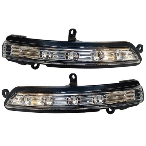 DRCIOQAZR Compatible con JAC para S3 2014 2015 2016 2017 2018 Luz De Señal De Giro del Espejo Retrovisor del Coche Luz De Señal De Giro del Espejo Retrovisor Espejo Luz Señal de Giro