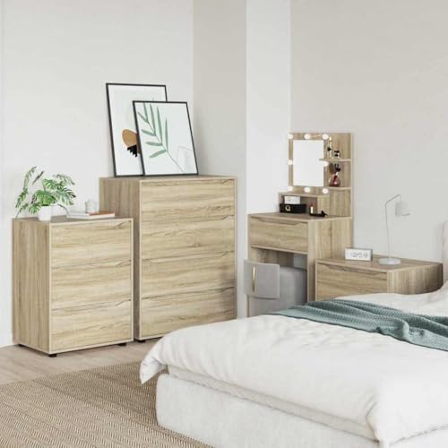Cómoda de madera de roble que soluciona la falta de espacio en casa 5