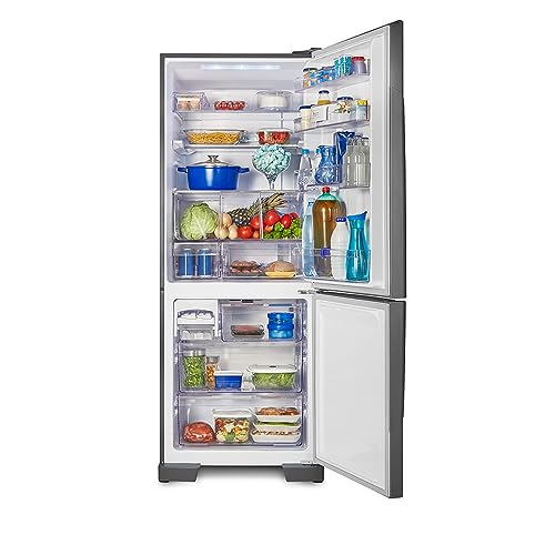 Geladeira Panasonic Frost Free 425L A+++ Titanio - NR-BB53PV3TA 127V