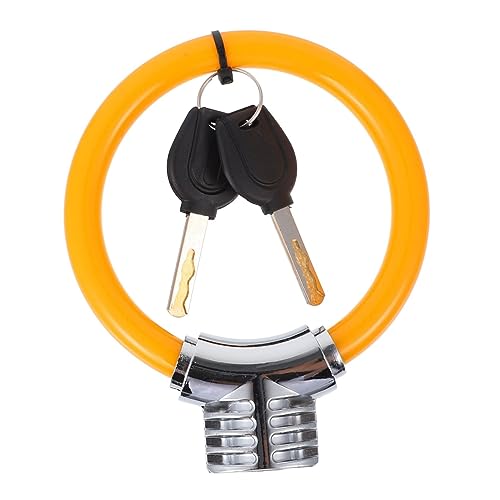 Parliky Lock Ring Mini Theft Safety Lock Portable Cable Security Device for Bicycles and Other Valuables Durable and Reliable Construction for Travel and Outdoor