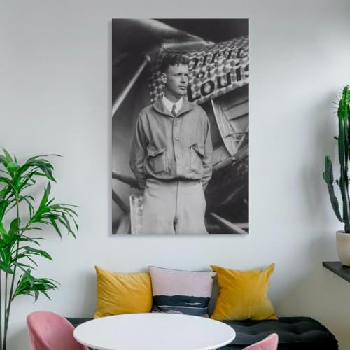 Poster Charles Lindbergh impression photo murale de qualité