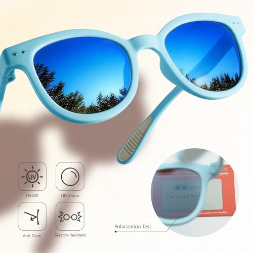 Image of EYEBUDDY Kids Toddler Sunglasses Age 2-4 /3-5 Boys Girls Polarized UV Protection Sun Glasses for Age 2-8