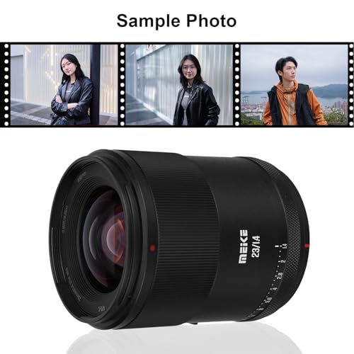 Image of Meike 23mm F1.4 AF Lens for Sony E-Mount APS-C Cameras, Wide Angle | Ultra Wide Angle, low-light capability, fast STM autofocus and sharp image quality for Sony E Mount Cameras ZV-E10 FX30