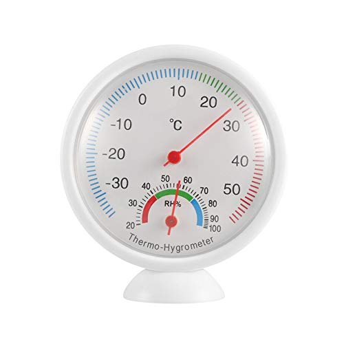 Preisvergleich Produktbild Peanutaod Indoor Outdoor Thermometer Hygrometer Tragbares Temperaturmessgerät Kunststoff Thermohygrometer Haushalt Küchengeräte