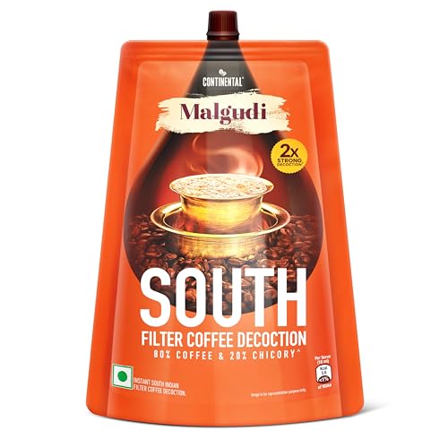 Image of Continental Malgudi Filter Coffee Decoction | Ready-to-Use Instant Liquid Filter Coffee | Strong South Indian Traditional Filter Coffee Taste | 200ml (Pack of 1)