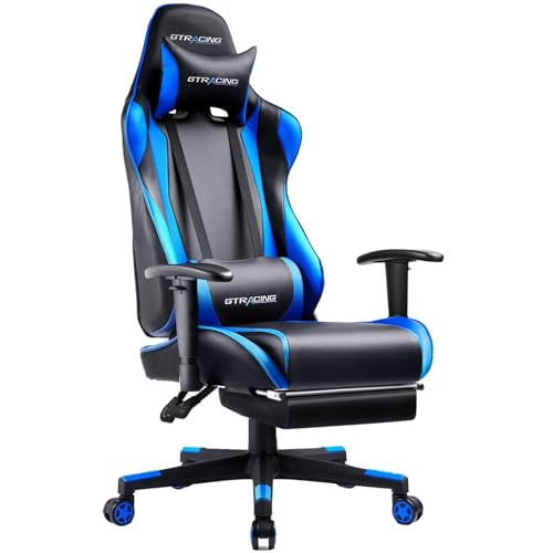 Best Height for Chair Rail With 9 Ceilings: Expert Tips for Perfect Placement 9 GTRACING Gaming Chair with Footrest, Ergonomic Computer Game Desk Chair, Reclining Game Chair Seat Height Adjustment, Swivel Rocker with Headrest and Lumbar (Blue)