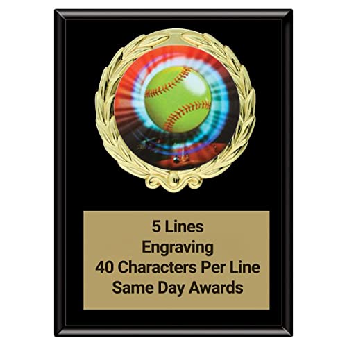Same Day Awards Magic Softball Plaque (5
