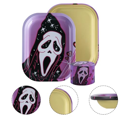 Devil Mask Rolling Tray with One Accessory, Metal Rolling Tray Kit, Ideal for Gifts, Easy to Carry - Image 5