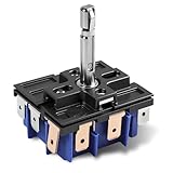 DG44-01002A Dual Infinite Switch/Range Dual Burner Infinite Switch Engergy Replace for 2087510, MDSA-W21-SKM, MDSA-W888-UNM Energy Regulator Compatible with Samsung