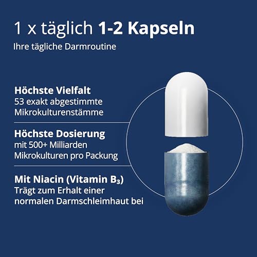 Kijimea® K53 Advance – Darmbakterien hochdosiert | 53 ausgewählte Bakterienstämme aus der Darmflora | mit...