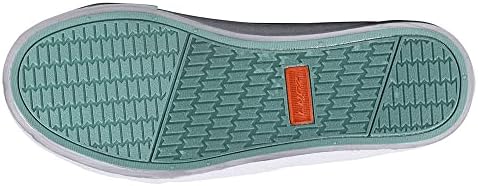 Lugz Women's Drop Lo Sneaker, Grey/Aruba Blue/White, 9 | Image 4