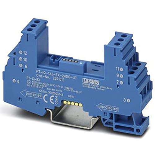 PHOENIX CONTACT PT-IQ-3-EX-BE-UT Basiselement für Schutzstecker PLUGTRAB PT-IQ-1X2-EX, 77.5mm Länge, 17.7mm Breite, 91.1mm Höhe