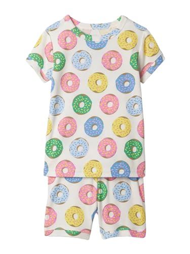 Image of GAP Baby Boys Short John Pajama Set Donuts 12-18M
