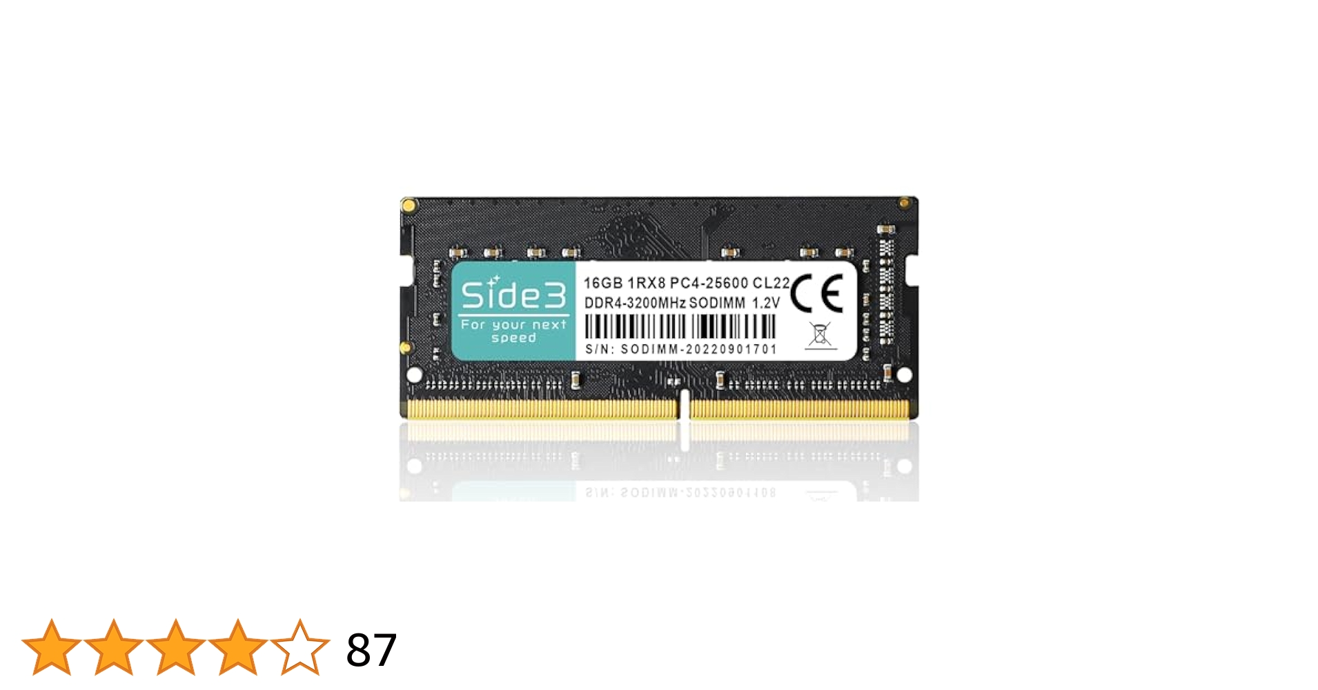 Amazon.co.jp: Side3 TOSHIBA dynabook増設 ノートPC用メモリ