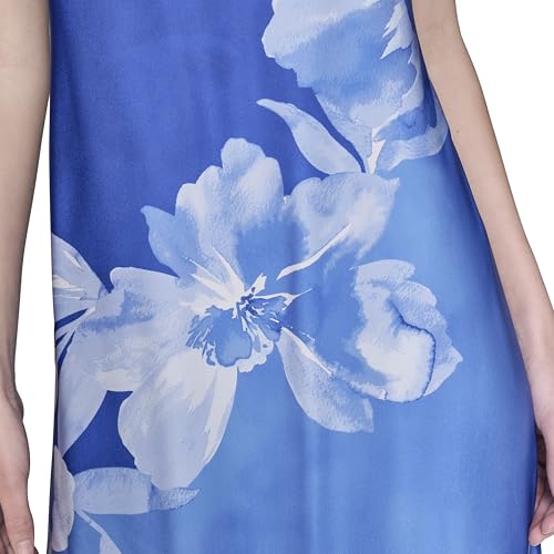 Image of Karl Lagerfeld Women's Sleeveless Halter Neck Satin A-line Maxi Dress