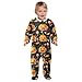 Emelivor Pumpkin Candy Halloween Baby One-Piece Newborn Pajamas Cotton Sleepwear Outfits for Boys Girls Kids