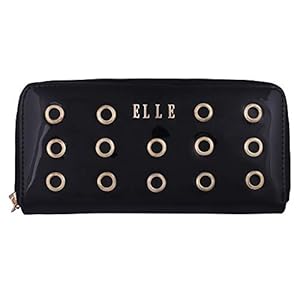 Elle Black Leather Women’s Wallet (EWH1737BK)