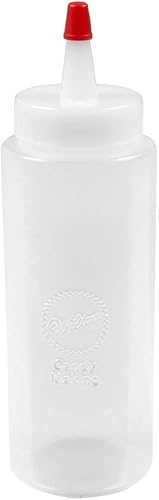 Wilton. Botellas exprimibles., 12 onza, Transparente