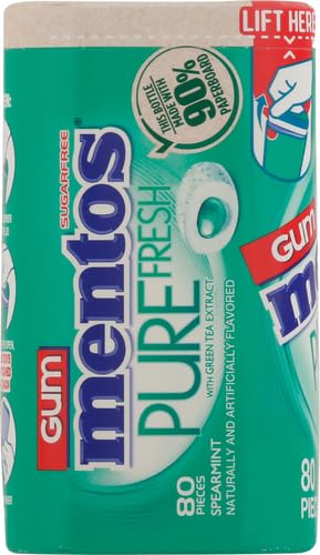 Mentos Pure Fresh Spearmint Sugar Free Gum With Xylitol Sweetener thumb #8