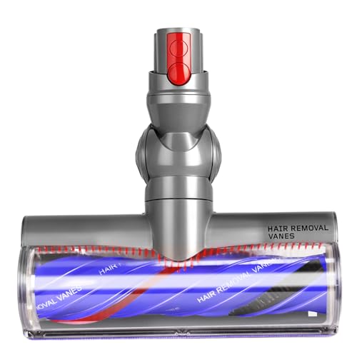 Image of Anti-Tangle Replacement Head Compatible with Dyson V12 & V9 | 43 anti-tangle vanes. Perfect for pet hair on carpets & hard floors. Fits V12 Detect, V9 & Digital Slim ONLY. NOT for V10.