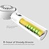 ISILER Mini Portable Fan, 2000 mAh Rechargeable USB Small Desk Fan, Handheld Fan with 130° Adjustable Tilt Angle, Quiet Personal Cooling Fan for Women, Makeup, Office, Travel, Outdoor (White)