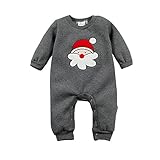 Ding-dong Baby Boys Girls Christmas Fleece Romper