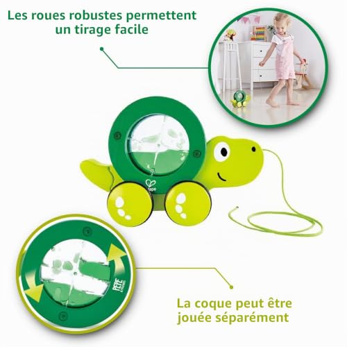 HAPE Tito tortue jouet roulant - vue 6