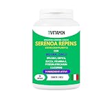 SERENOA REPENS 320MG Con Biotina, Zinco, Licopene, Pygeum Africanum, Zucca, Ortica, Epilobio e Vitamina E | 90 Capsule |