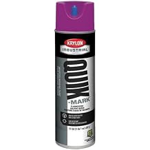 Krylon Industrial Quik-Mark 36151 Fluorescent Purple Alkyd Enamel Paint - 20 oz Aerosol Can - S03615 [Price is per CAN]