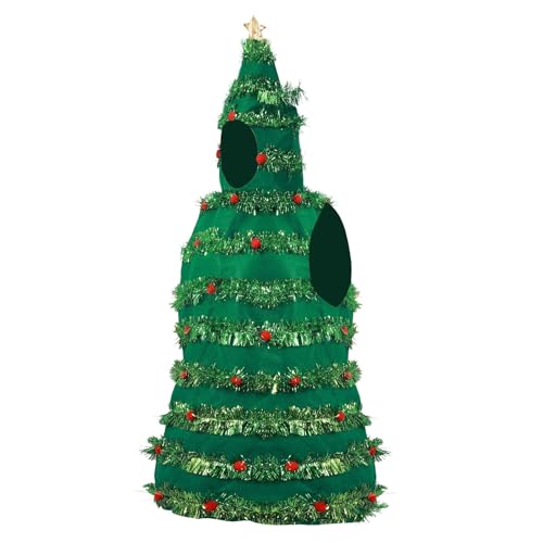 Sapin de Noël costume adulte idéal pour illuminer vos soirées festives et fêtes de fin d'année