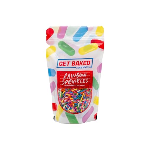 Get Baked Rainbow Sprinkles 200g
