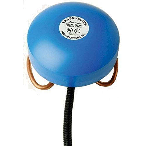 Farm Innovators Economical 1000 Watt Floating Tank De-Icer with Thermostatically Controlled for Metal Tanks, Patio, Lawn and Garden, Blue