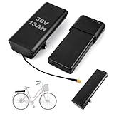 36V 13AH E-Bike Akku für Hinterradträger mit Akkutragebox, für E-Bikes...