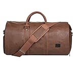 seyfocnia Convertible Travel Garment Bag,Carry on Garment Duffel Bag for Men Women - 2 in 1 Hanging Suitcase Suit Business Travel Bag