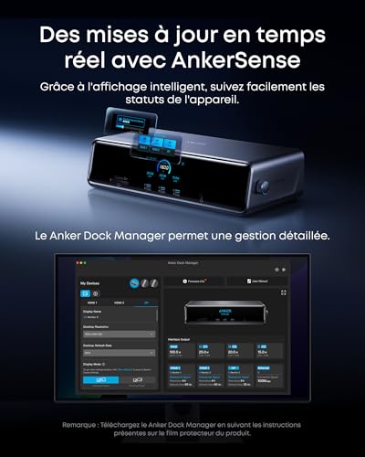 Station d’accueil Anker Prime 14 en 1 triple affichage DisplayLink - vue 7