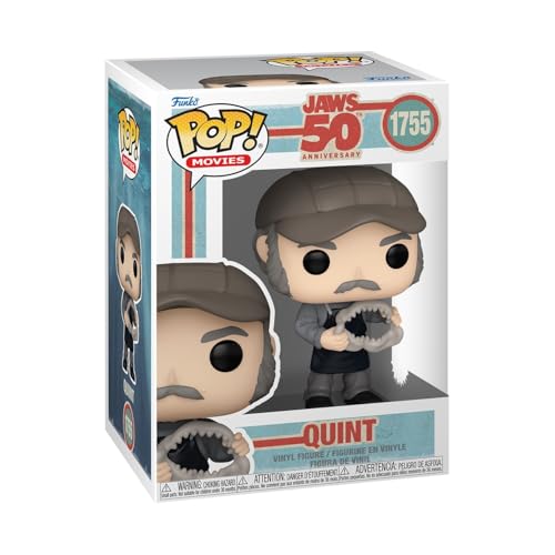 Funko Pop! Movies: Jaws - Quint- Figura de Vinilo Coleccionable - Idea de Regalo - Mercancia Oficial - Juguetes para Niños y Adultos - Horror Fans - Muñeco para Coleccionistas y Exposición