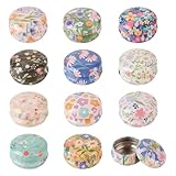 Matériau de haute qualité : les boîtes rondes vides sont fabriquées en fer blanc de haute qualité, sans odeur, sans perte de couleur, réutilisables