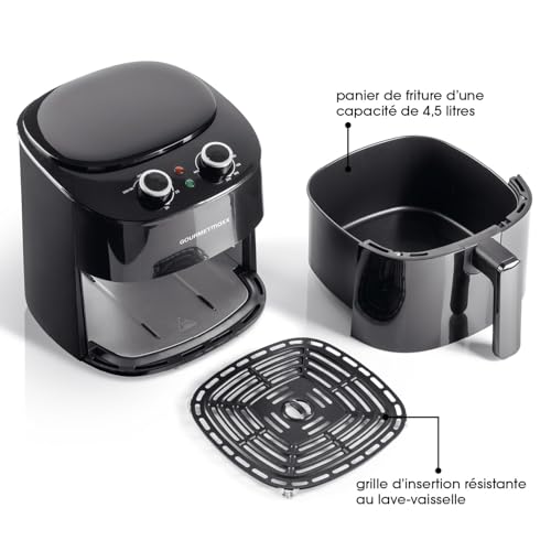 Friteuse à air chaud GOURMETmaxx 4,5L airfryer 1400W écran LCD - 6
