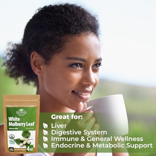 Image of 4 oz. White Mulberry Tea Mulberry Leaf Herbal Tea (Morus Alba) - 113g Herb Hoja De Morera